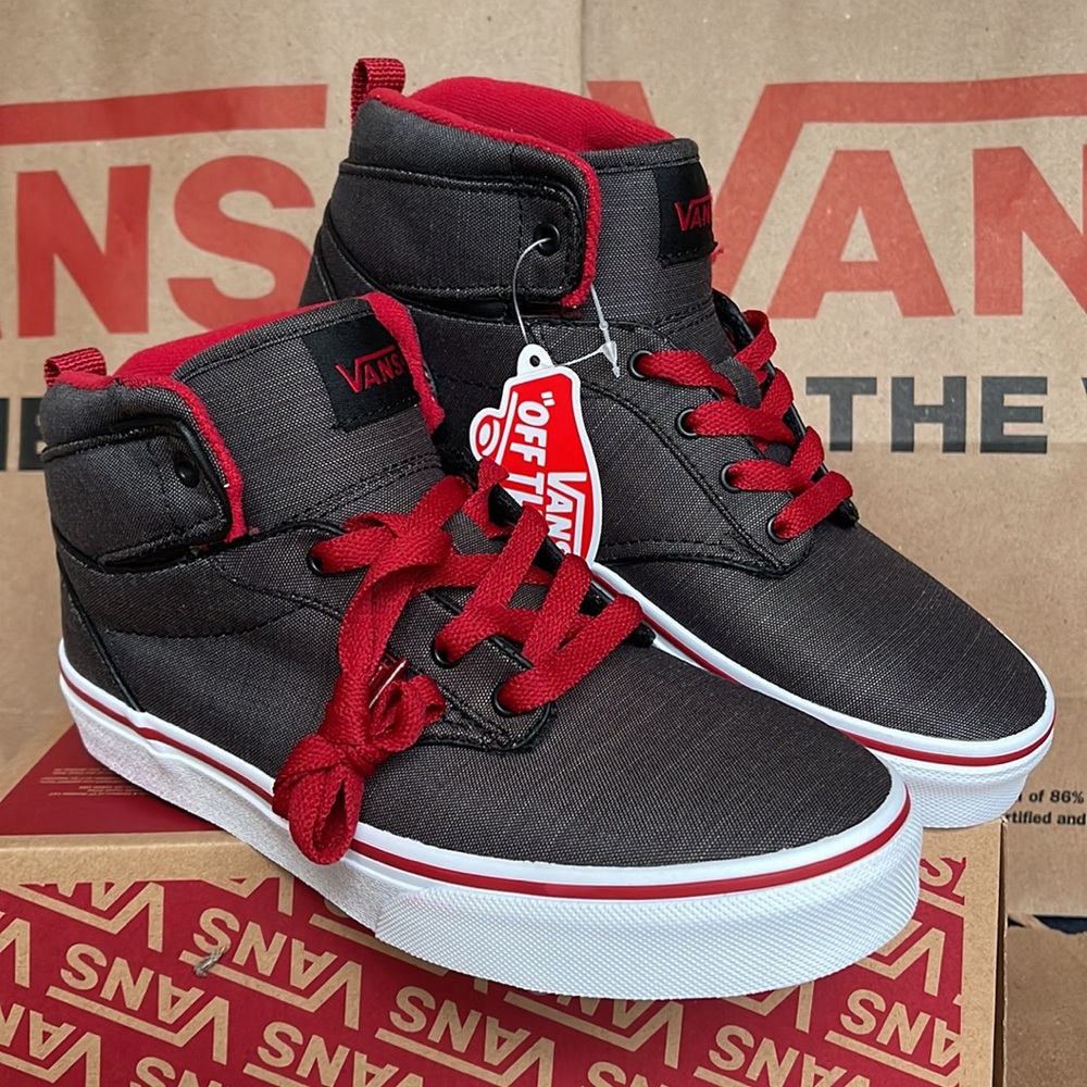 Vans Atwood Textile Black/Chili Pepper/White WMNS - Picture 5 of 16